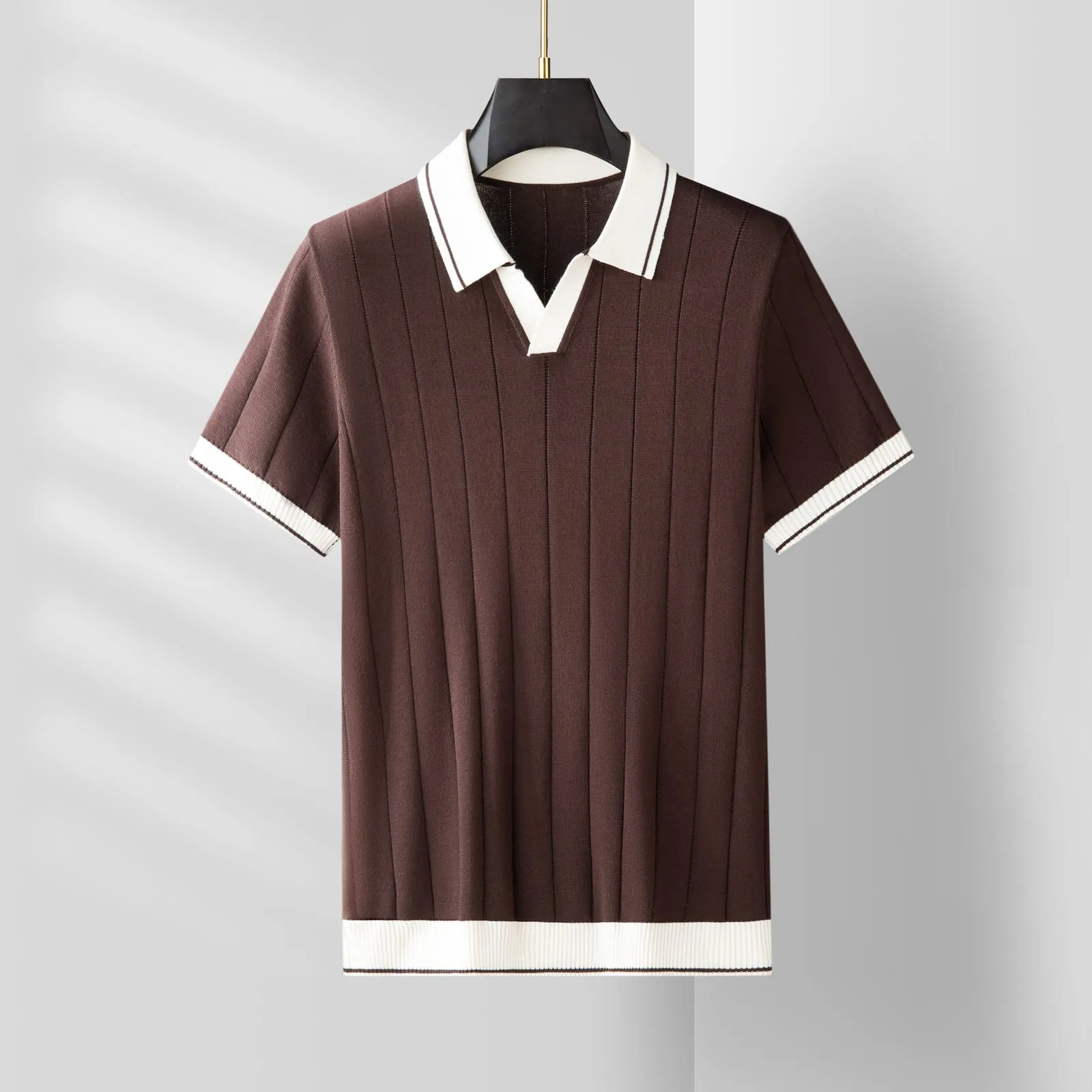 Chamonix Knit Tee — men's knit tee by ArcticKnit