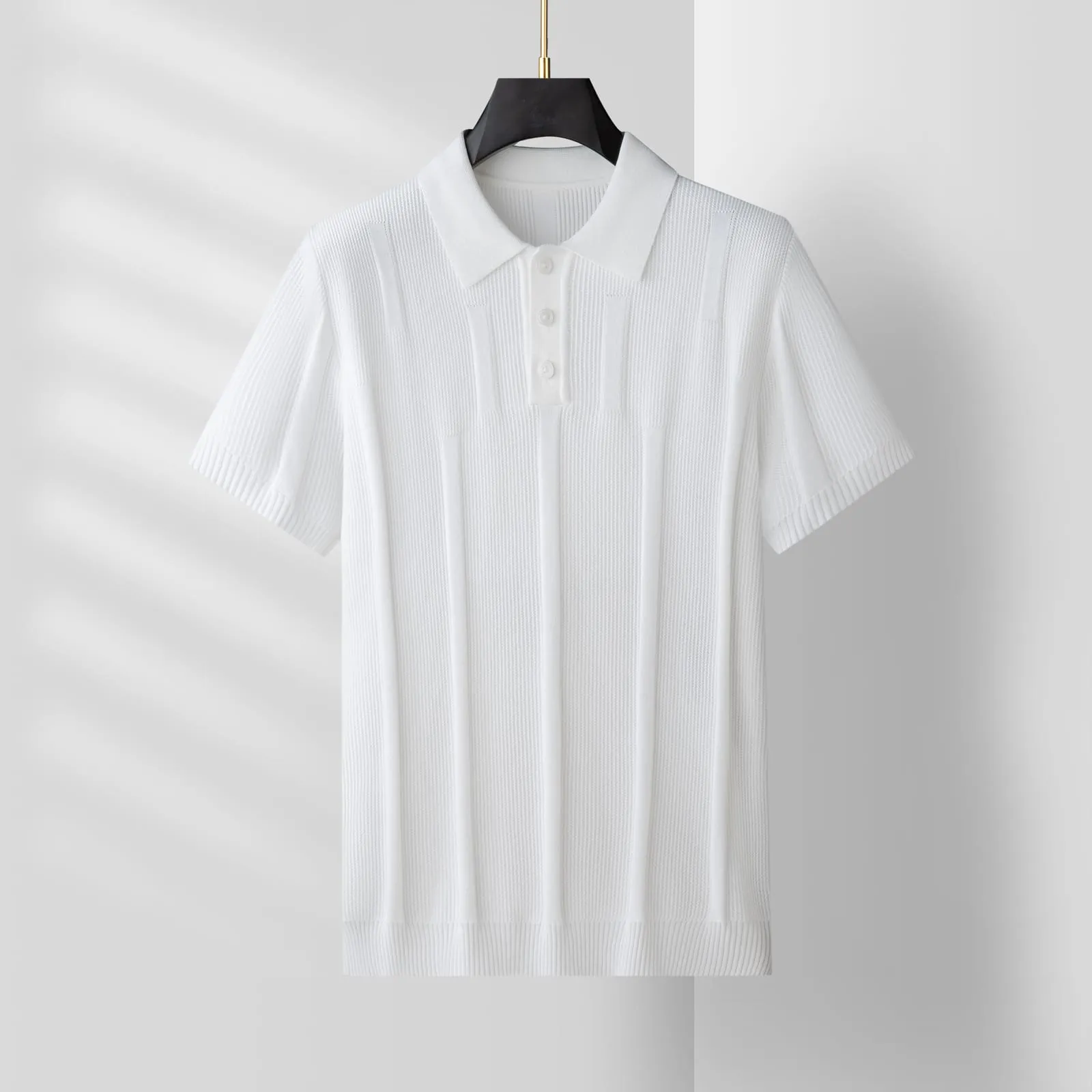 Zermatt Fine-Knit Tee — men's knit tee by ArcticKnit