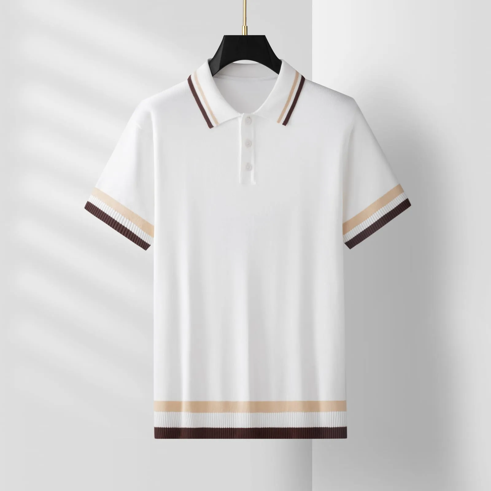 Cortina Fine-Knit Tee — men's knit tee by ArcticKnit