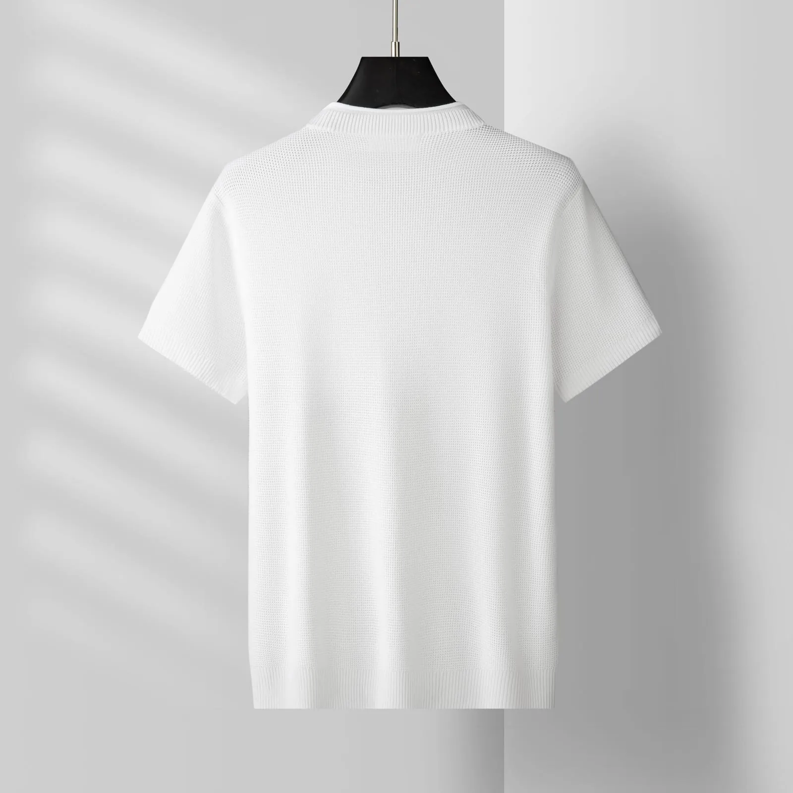 Bormio Fine-Knit Tee — White (view 2)